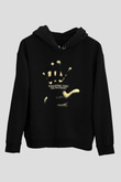 Porcupine Tree Baskılı Unisex Siyah Kapüşonlu Sweatshirt