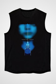 Porcupine Tree Baskılı Unisex Siyah Kolsuz Tişört - Tshirt
