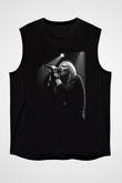 Portishead Baskılı Unisex Siyah Kolsuz Tişört - Tshirt