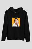 Post Malone Baskılı Unisex Siyah Hoodie
