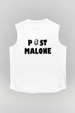 Post Malone Beyaz Unisex Kolsuz Tişört