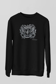 Powerwolf Baskılı Unisex Siyah Sweatshirt