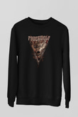 Powerwolf Baskılı Unisex Siyah Sweatshirt