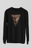 Powerwolf Baskılı Unisex Siyah Sweatshirt