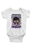 Prince Baskılı Unisex Beyaz Bebek Body - Zıbın