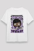 Prince Baskılı Unisex Beyaz Tişört