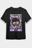 Prince Baskılı Unisex Siyah Tişört