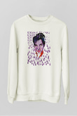 Prince Beyaz Unisex Sweatshirt