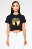 Princess Bride Siyah   Crop Top Tişört
