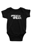 Prison Break Baskılı Siyah Bebek Body - Zıbın
