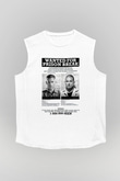 Prison Break Beyaz Unisex Kolsuz Tişört