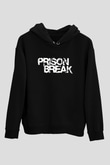Prison Break Siyah Unisex Hoodie