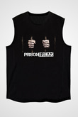 Prison Break Siyah Unisex Kolsuz Tişört