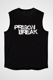 Prison Break Siyah Unisex Kolsuz Tişört