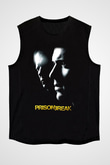 Prison Break Siyah Unisex Kolsuz Tişört