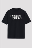 Prison Break Siyah Unisex Oversize Tişört T-Shirt