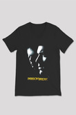 Prison Break Siyah Unisex V Yaka Tişört T-Shirt