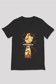 Prison Break Siyah Unisex V Yaka Tişört T-Shirt
