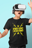 PUBG Baskılı Siyah Unisex Çocuk Tişört