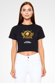 PUBG Siyah Crop Top Tişört