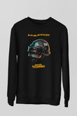 PUBG Siyah Unisex Sweatshirt