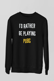 PUBG Siyah Unisex Sweatshirt