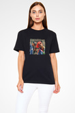 Public Enemy Baskılı Unisex Siyah Tişört