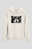 Public Enemy Beyaz Unisex Kapüşonlu Sweatshirt