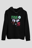Public Enemy Siyah Unisex Kapüşonlu Sweatshirt