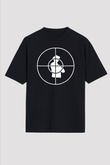 Public Enemy Siyah Unisex Oversize Tişört T-Shirt