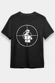 Public Enemy Siyah Unisex Tişört T-Shirt - TişörtFabrikası