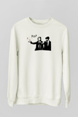 Pulp Fiction Beyaz Unisex Sweatshirt