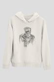 Punisher Beyaz Unisex Hoodie