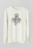 Punisher Beyaz Unisex Sweatshirt