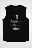 Punisher Siyah Unisex Kolsuz Tişört