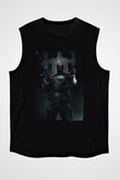 Punisher Siyah Unisex Kolsuz Tişört