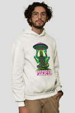 Puscifer Baskılı Beyaz Unisex Kapüşonlu Sweatshirt
