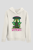 Puscifer Baskılı Beyaz Unisex Kapüşonlu Sweatshirt