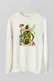 Puscifer Baskılı Beyaz Unisex Sweatshirt