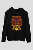Puscifer Baskılı Unisex Siyah Kapüşonlu Sweatshirt