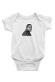 Pusha T Baskılı Beyaz Unisex Bebek Body - Zıbın