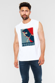 Queen Beyaz Unisex Kolsuz Tişört