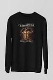 Queensryche Siyah Unisex Sweatshirt