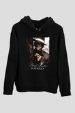 R.Kelly Siyah Unisex Kapüşonlu Sweatshirt