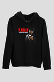 R.Kelly Siyah Unisex Kapüşonlu Sweatshirt