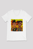 Rae Sremmurd Beyaz Unisex V Yaka Tişört