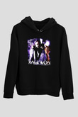 Raekwon Siyah Unisex Kapüşonlu Sweatshirt
