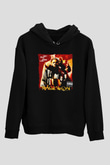 Raekwon Siyah Unisex Kapüşonlu Sweatshirt
