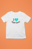 Rafting Baskılı Unisex Beyaz Çocuk Tişört - Tshirt