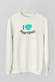 Rafting Baskılı Unisex Ekru Sweatshirt